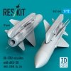 RESKIT RS72-0602 Kh-58U missiles with AKU-58 (2 pcs) (MiG-25BM, Su-24) (3D Printed) (1/72)